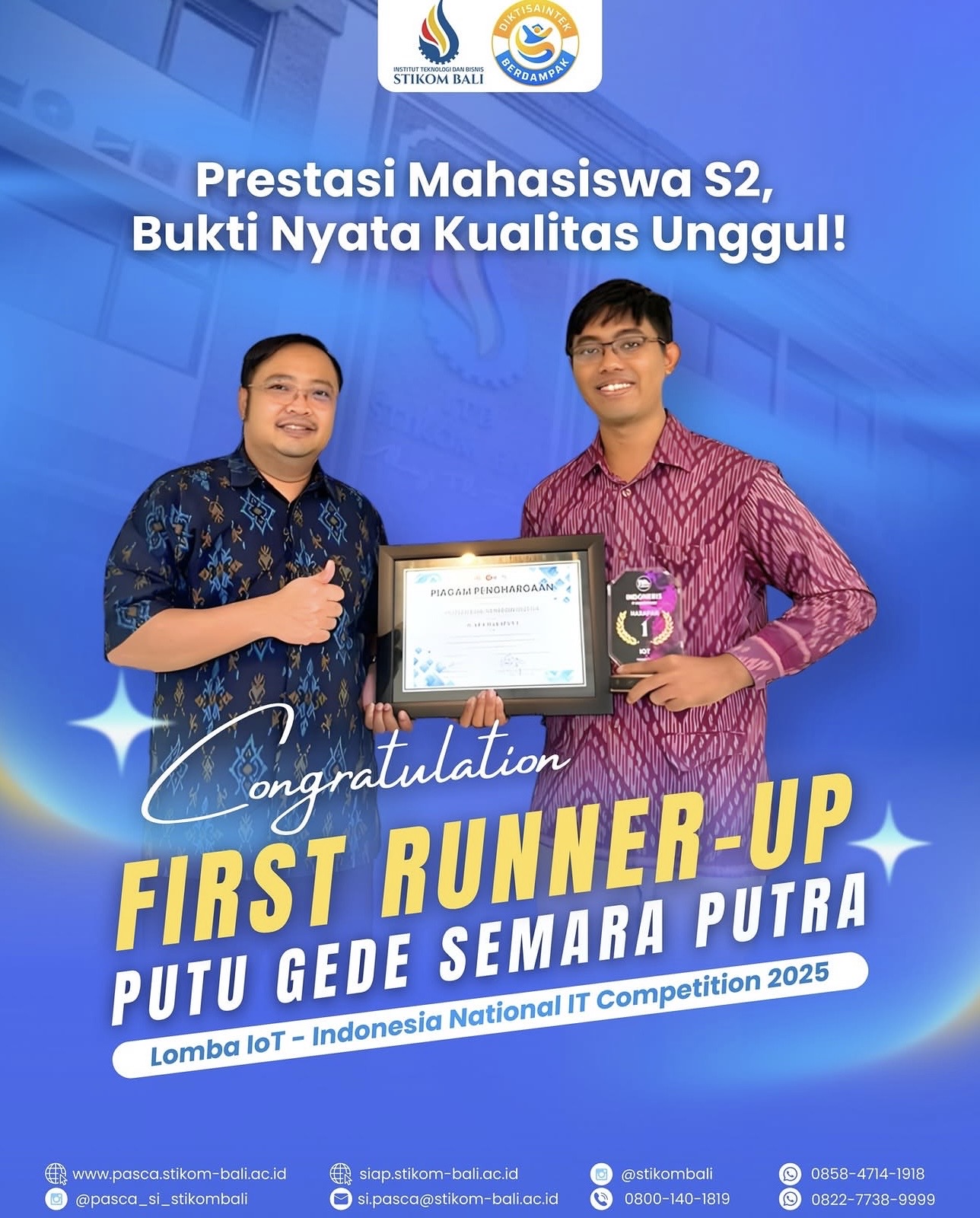 Prestasi Mahasiswa S2, Bukti Nyata Kualitas Unggul!