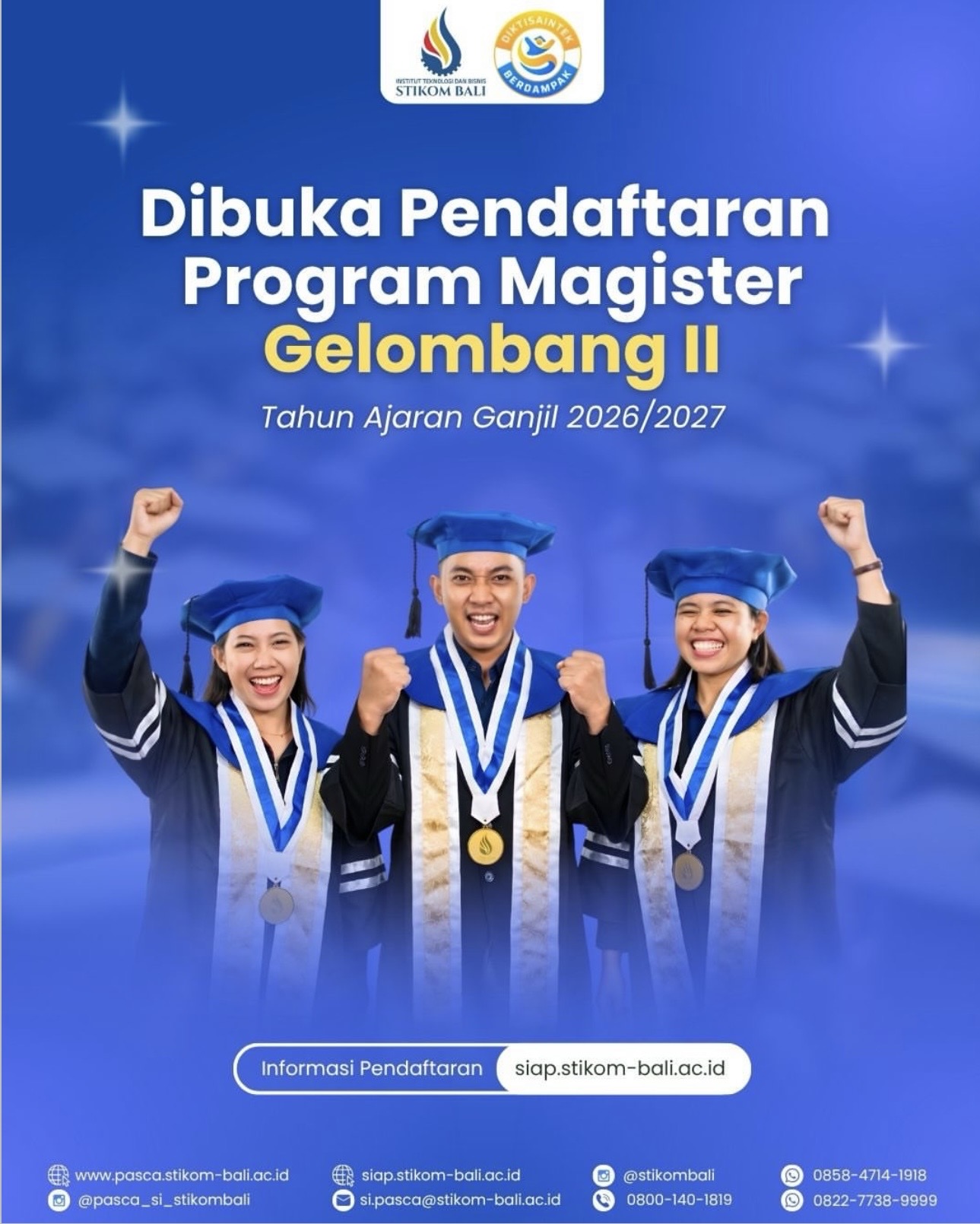 Dibuka Pendaftaran Program Magister Gelombang II
